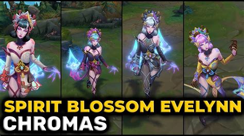 evelynn spirit blossom|best evelynn spirit blossom chromas.